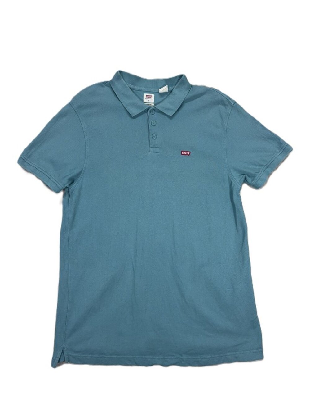 Levi's Men's Polo Shirt Cotton Standard Fit Blue - Size Large